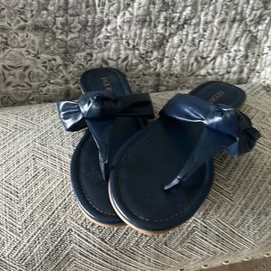 Jack rogers navy sandals.